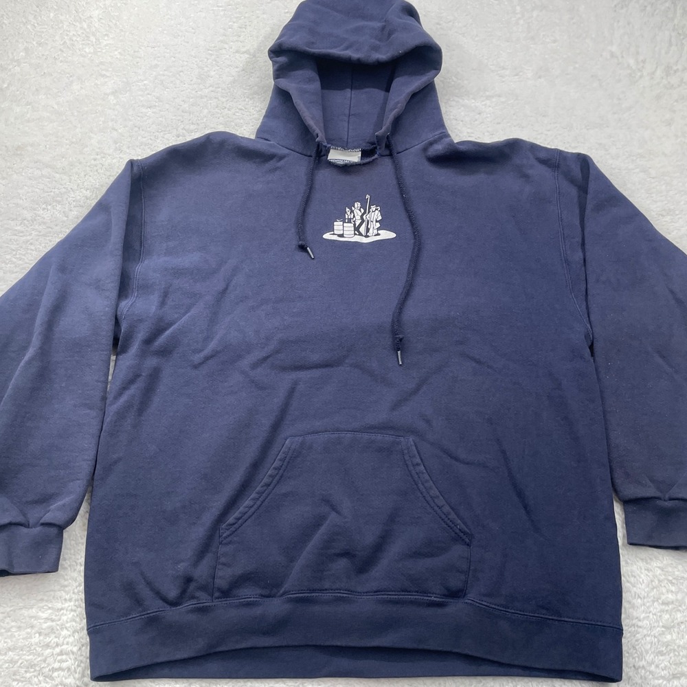 Lee Premium Cotton G. Love & Special Sauce Navy Blue Graphic Hoodie